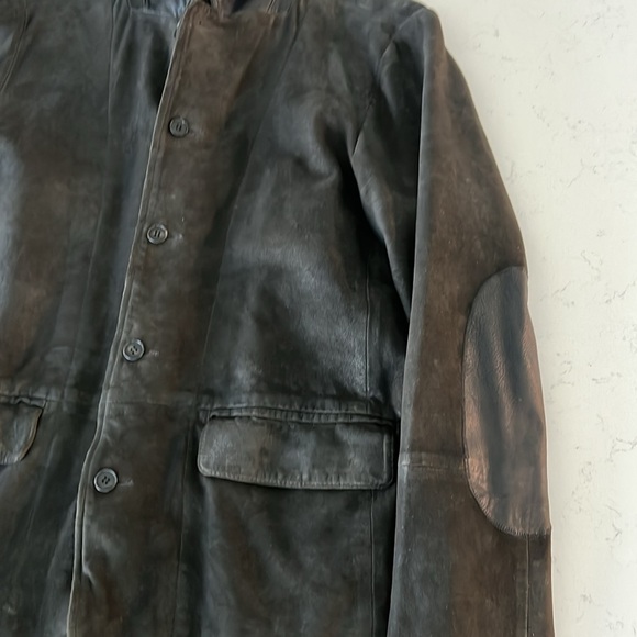All Saints Suede/Leather/Tweed Jacket/Blazer look-XL - Picture 15 of 15